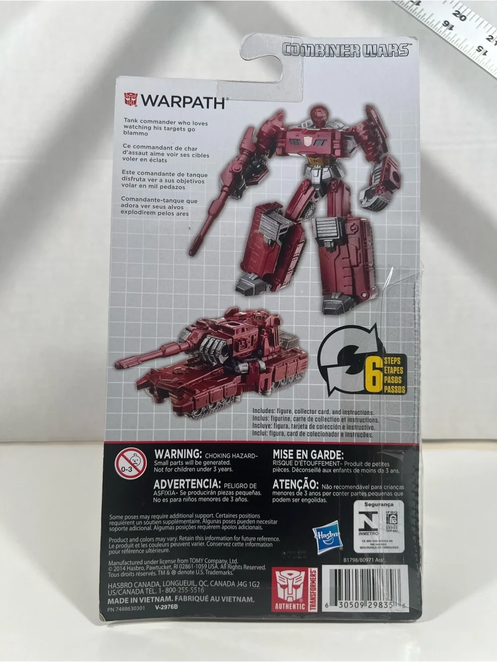 Transformers Combiner Wars Legends Class Warpath!